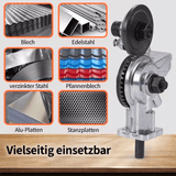 KRONL Slicer - Raffinierter Blechschneider als Bohr-Aufsatz